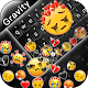 پس‌زمینه صفحه کلید Sad Emojis Gravity دانلود در ویندوز