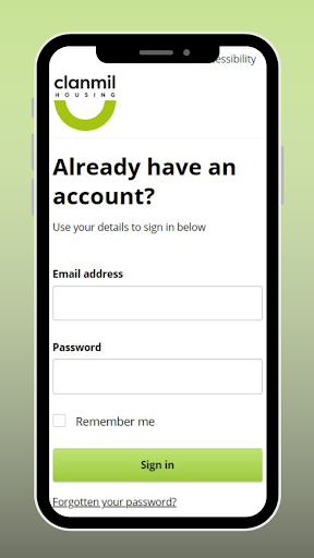 Android application ClanmilConnect screenshort