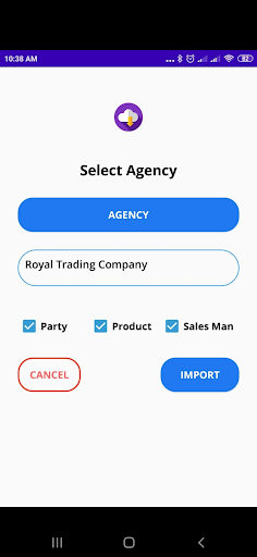 XQ Distributor Assistant App Screen 2