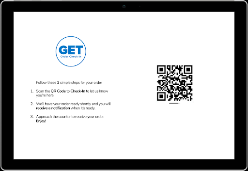 GET Order Check-In Screen 2
