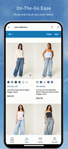 Screenshot of Hollister Co.