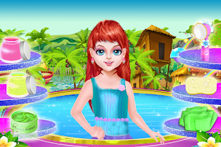 School Girl Summer Pool Party - Screenshot 2