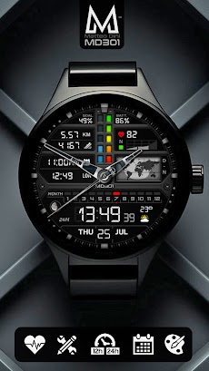 MD301 Hybrid watch faceのおすすめ画像1