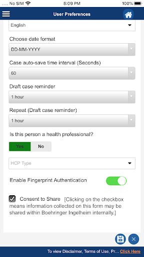 LifeSphere Reporter Screen 3