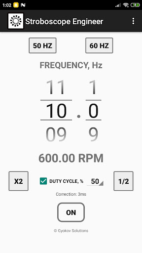Screenshot of Stroboscope Engineer