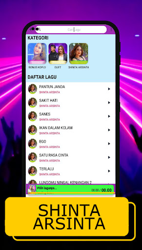 Android application Shinta Arsinta Ful Album Lirik screenshort