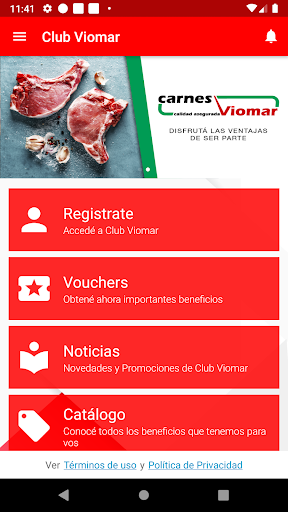Android application Club Viomar screenshort
