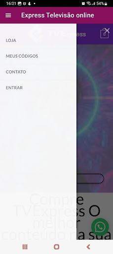 Express Televisão online Screen 2