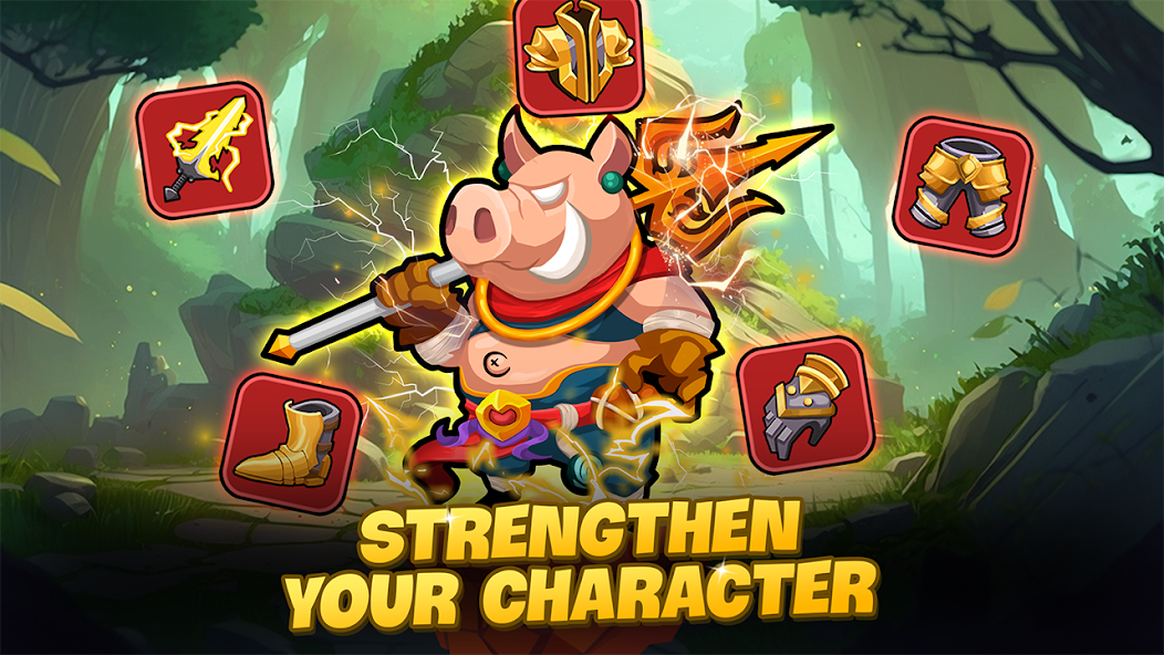 Super Human War: Idle RPG 1.0.13.1 APK + Мод (Unlimited money) за Android