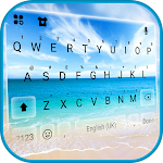 Cover Image of Download Sandy Beach Keyboard Backgroun  APK