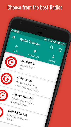 Android application Radio Tunisia screenshort