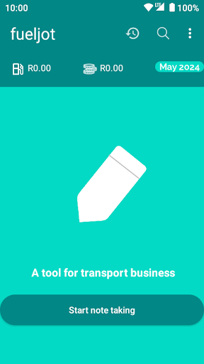Android application Fueljot screenshort