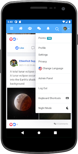 MyPlace : Social Networking Screen 3