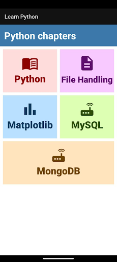 Learn Python Screen 2