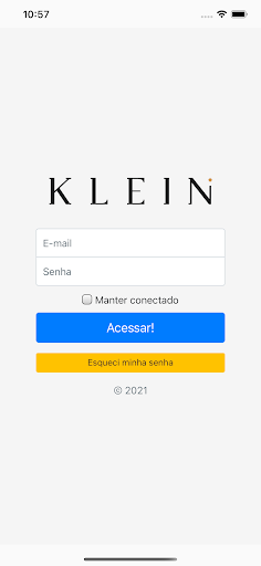 Android application Klein Contábil screenshort