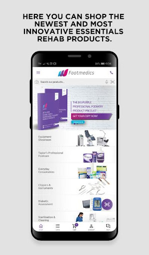 Android application Footmedics - The Podiatry Comp screenshort