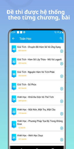 Ôn Thi trắc nghiệm THCS, THPT Screen 2
