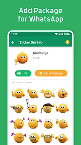 WhatsApp Emoji Sticker - TenStickers