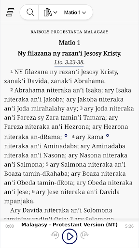 Ny Baiboliko Screen 2