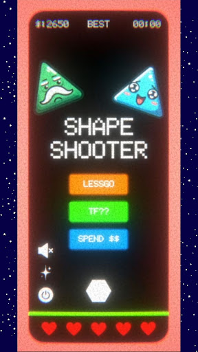 Android application Shape Shooter screenshort