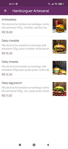 Dady Açaí Delivery Screen 3