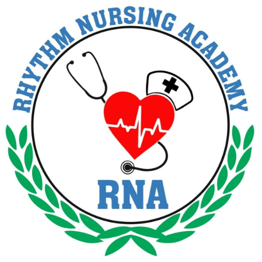 Rhythm nursing academy (RNA) logo