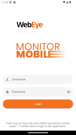 Android application WebEye Monitor Mobile screenshort