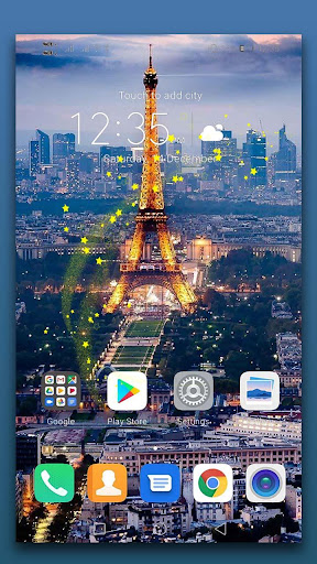 Paris Night Live Wallpaper Screen 3