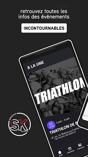 Android application SPORKRONO screenshort