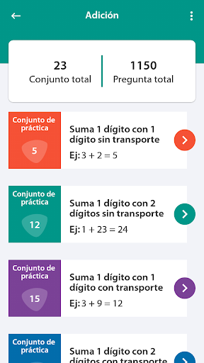 Mathrix: Juegos de Matemáticas Screen 2