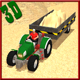 Sand Tractor Transporter Sim icon