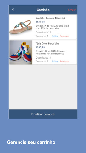 Loja Demo Screen 2