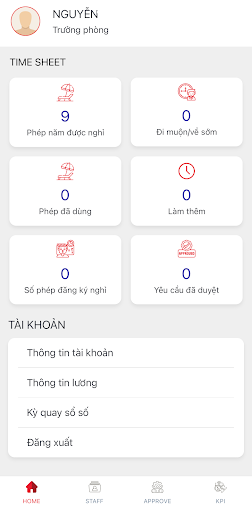 Android application VietlottHRM screenshort