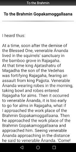 Buddhism: To the Brahmin Screen 2