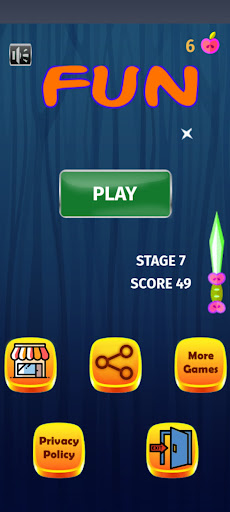 Android application KNIFE SHOOTER FUN screenshort