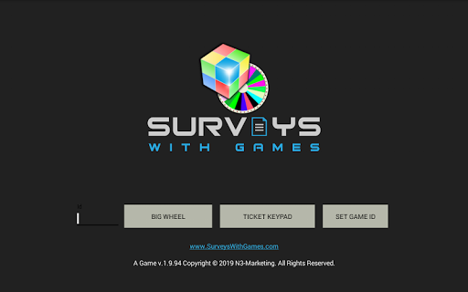 Android application A Game Surveys With Games screenshort