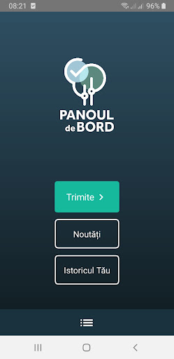 Android application Panoul de Bord screenshort