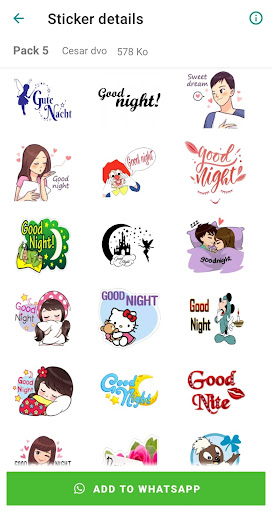 Stickers Goodnight Goodmorning