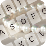 White Pearl Keyboard Theme icon