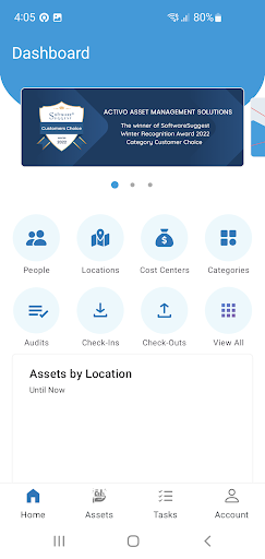 Android application Activo X: Asset Management screenshort