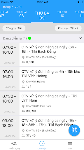 Android application Viec.Co Biz: Tuyển CTV thời vụ screenshort