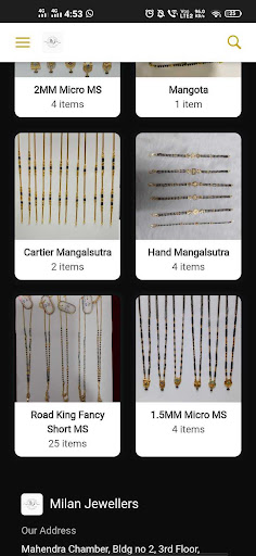 Milan Jewellers Screen 2