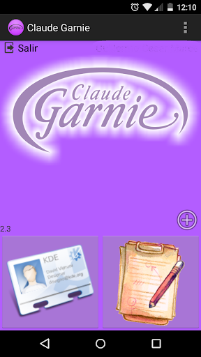 Android application Claude Garnie screenshort