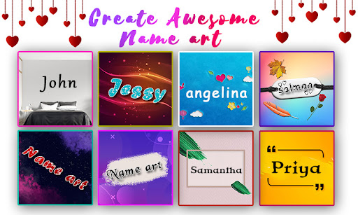 Name art with photo Screen 3