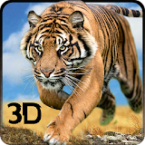 Wild Jungle Tiger Attack Sim icon