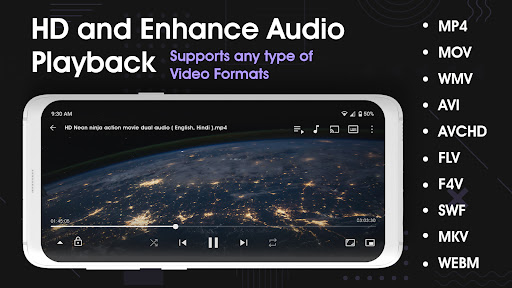 Android application Radiant: Ultra HD Video Player screenshort