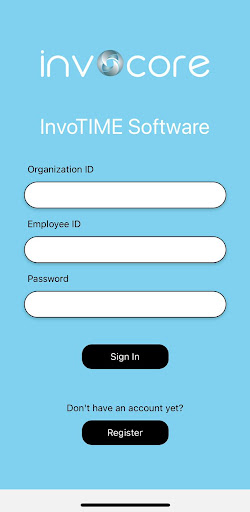 Android application invoTIME + screenshort