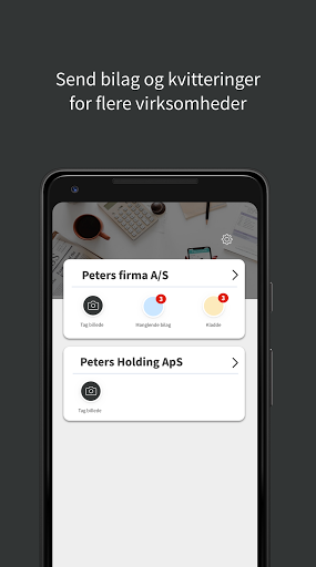 Android application Nem Bogholder screenshort