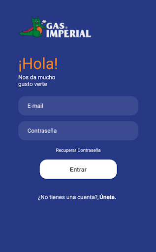 Android application Gas Imperial Pedidos screenshort