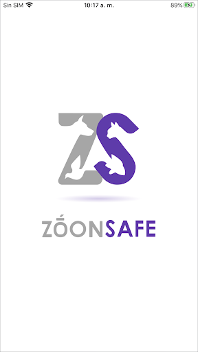 Android application Zoonsafe screenshort